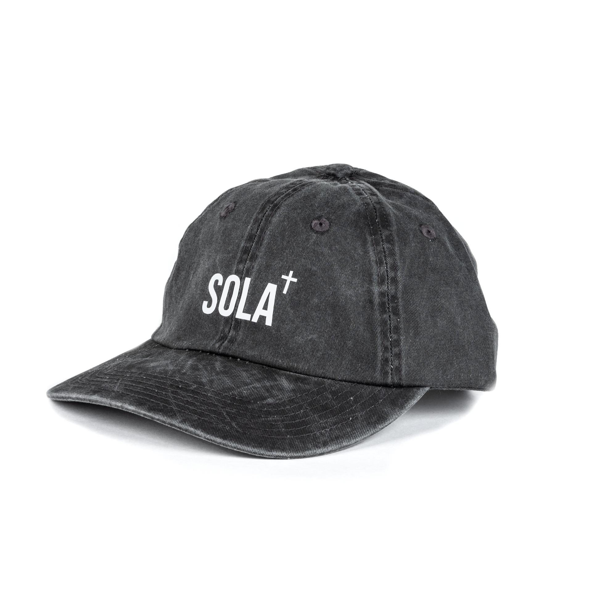 Dad Hat - Black Heather – Sola Collective